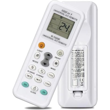 Telecommande Universelle clim, Telecommande Universelle TCL. Télécommande Universelle pour Plus de 1000 Marques telles Que Gree, Midea, Samsung, Sanyo, Sharp, Haier, TCL, Whirlpool, etc. (1/4)