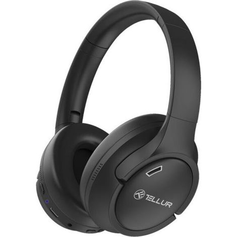 Auriculares supraaurales Bluetooth Tellur Vibe con cancelación activa de ruido (ANC) (1/3)