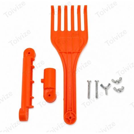 Mini rastrello a mano Toivize con manico girevole in ABS per giardino e prato (1/5)