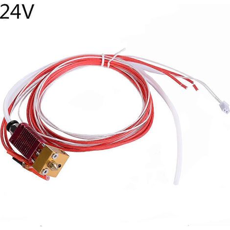 Hier ist ein Vorschlag für einen französischen Produkttitel, SEO-optimiert und unter Einhaltung der Zeichenbegrenzung von 190 Zeichen: Montiertes Metall-3D-Hotend-Kit mit Messingdüsen für R-10 Extrude