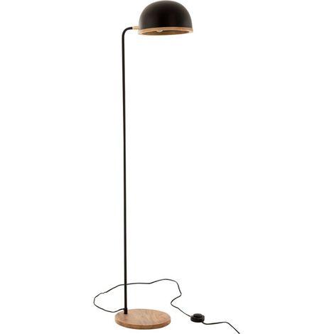 Lampadaire Design en Métal "Evy" 130cm Noir (1/5)