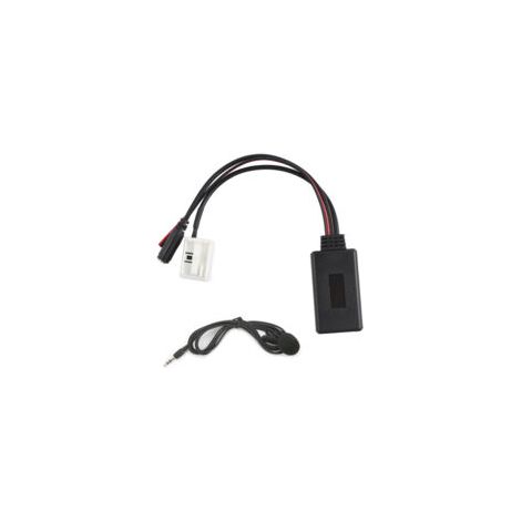 Eosnow,Adaptateur de micro mains libres pour autoradio RD4, Bluetooth, musique, AUX, appel téléphonique, 12 broches, adapté pour Peugeot