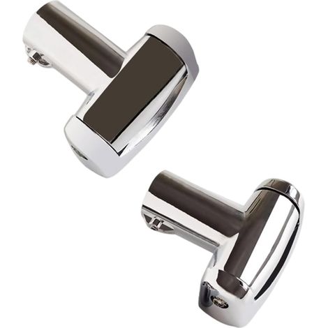 Tringle à rideau de salle de bain avec bride pivotante de 25 mm en alliage de zinc antirouille à fixation murale (1/5)
