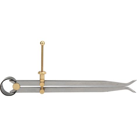 Séparateur à ressort trempé à la chaleur, en acier au carbone et en laiton, pied plat à l'intérieur de l'étrier pour tracer, 200mm