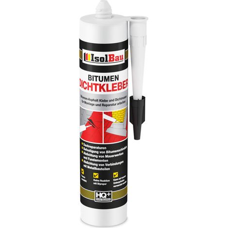 Bitumenkleber 310ml Dachdichtstoff Bitumen Dichtmasse Schindelkleber schwarz (1/2)