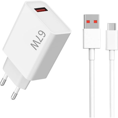 67W Chargeur Rapide avec 6A Câble USB C Compatible avec Xiaomi 14 /14T/13 Pro/13 Lite/12X/12/12T/11T/10T/ Redmi Note 15/14 Pro 5g/13 5G/12S/12/11S/11/11 Pro+ 5G/10/POCO M6 /M5S/X6/X5/X4 Pro/13 Lite (1/5)