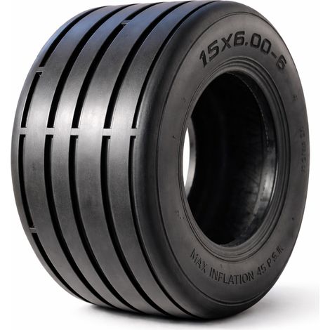 Pneu Espace vert   15x6.00-6   S317  6PR  Tracteur tondeuse