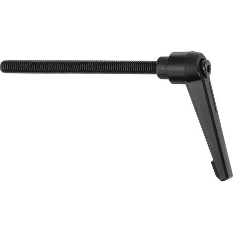 1 - Poignée De Serrage - Levier Réglable - Filetage Mâle M8 - Mécanisme À Dégagement Rapide - Pour Machines-Outils Et Équipements Industriels - Noir - 63x100cm (1/5)