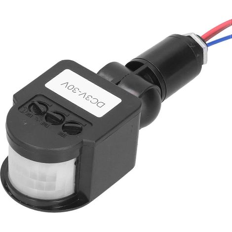 PIR-Bewegungsmelder für Solarprojektorlampen, automatischer Infrarot-Induktionsschalter, DC 3 V–30 V