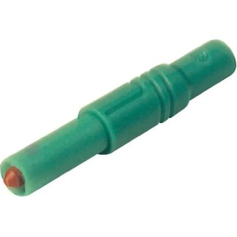 SKS Hirschmann LAS S G 934097104 banana macho verde 4 mm
