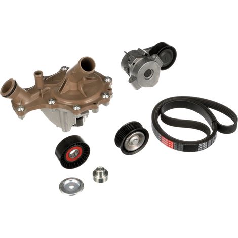 Pompe à eau+Jeu de courroie trapézoïdale à nervures Gates KP26PK1670 CITROËN