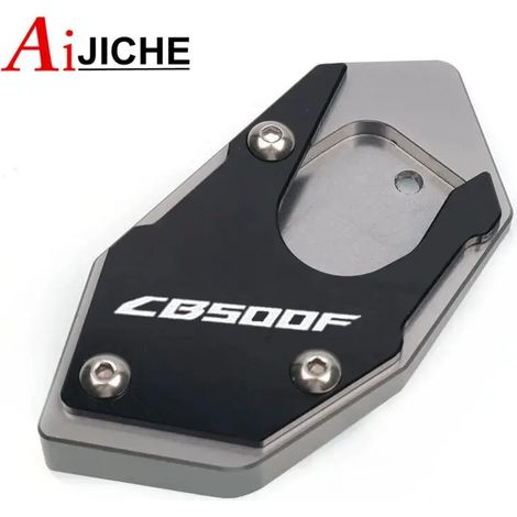 (Titanium CB500F) Extension de béquille latérale CNC pour moto, compatible avec HONDA CB500X, CB500F, CB 500X, CB 500F et CB500 X/F maxpower (1/4)