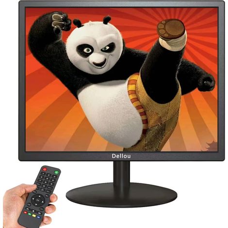 17 pouces Écran d'affichage de surveillance Moniteur CCTV caméra monitor de Interface multifonctionnelle BNC, HDMI, AV, VGA, USB, PC entrée Moniteur d'ordinateur LCD Monitoring 1280x1024 Full HD (1/5)
