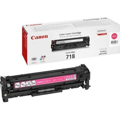 Canon CRG-718 M Cartouche de toner 1 pièce(s) Original Magenta