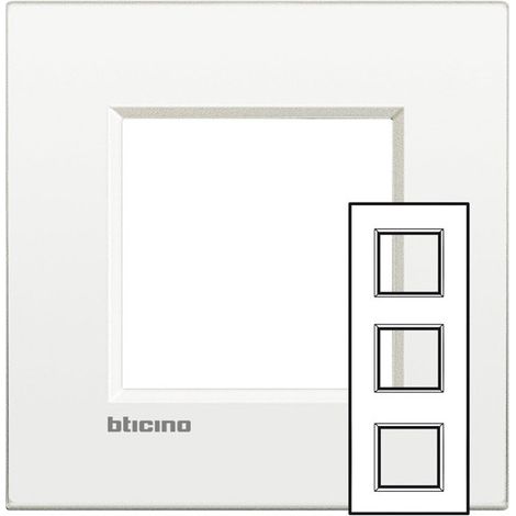 Plaque AIR Livinglight blanche 2 x 3 modules LNE4802M3BN (1/2)
