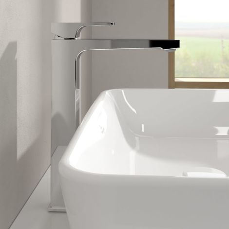 Villeroy & Boch Taro Einhebel-Waschtischarmatur erhöht mit Ablaufgarnitur (1/5)