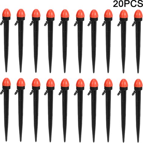 Lot de 20 buses d'arrosage de 18,5 cm pour balcon et jardin (1/5)