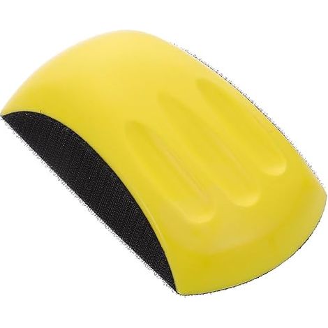Handschleifplatte, Schleifklotz, Pediküre-Schleifer, Schleifwerkzeug, Handschleifpad, Handpolierblock, ABS, gelb