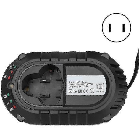 Chargeur/mainteneur de batterie intelligent pour batteries au lithium BL1013/BL1014, 10,8 V/12 V CA, prise US (1/5)