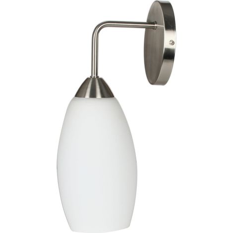 Candellux MODUS applique cromata vetro bianco E27 21-10547 (1/2)