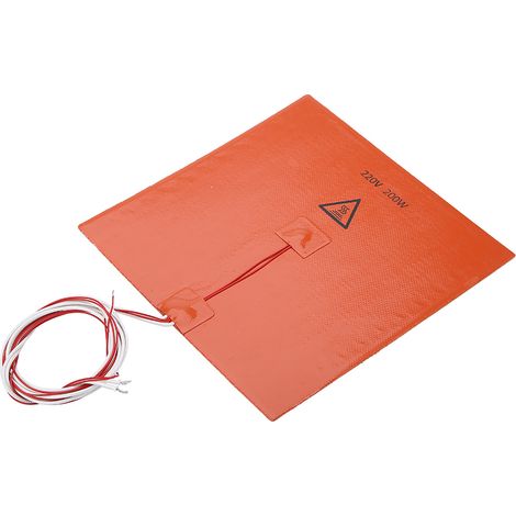 Accessoires pour imprimante 3D : Coussin chauffant en silicone pour lit chauffant (220 V 200 W 200 x 200 mm) (1/5)