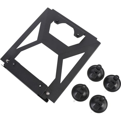 Support de fenêtre pour camping-car et bateau, fixation satellite compacte en alliage d'aluminium avec 4 ventouses puissantes (1/5)
