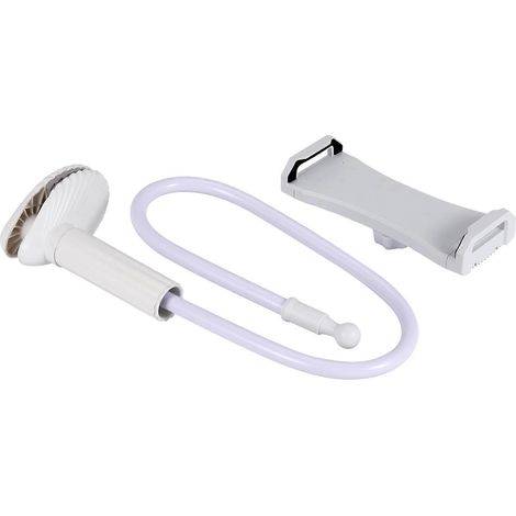 Universelle Handyhalterung, flexibler Arm, 360° drehbar, Clip, flexible Tablet-Halterung, verstellbarer Ständer, weiß (1/5)