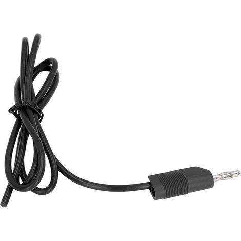 Câble de test Banane 4mm mâle-mâle, laiton PE, 32A 1000V, kit pour tests électriques, noir (1/5)