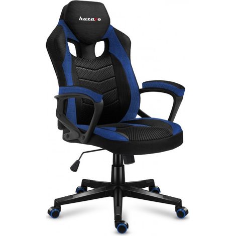 Huzaro Force 2.5 chaise de jeu noir et bleu ergonomique