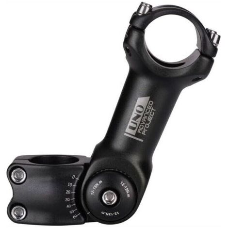 QORVA
-Potence réglable 31,8 mm – Longueur 110 mm – Angle 0° à 60° – Alliage aluminium 6061 T6 – Compatible VTT et vélo de route