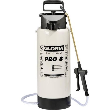Gloria Pro 8 pulverizador blanco 8 litros duradero