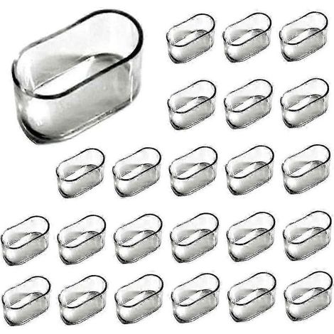 Set mit 30 ovalen Silikon-Stuhlbeinkappen – Schutzpads für Möbel- und Tischbeine (1/5)