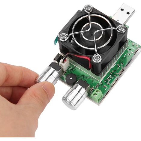 Chargeur Électronique 35W Réglable Testeur de Capacité de Batterie USB à Courant Constant avec Écran LCD (1/5)