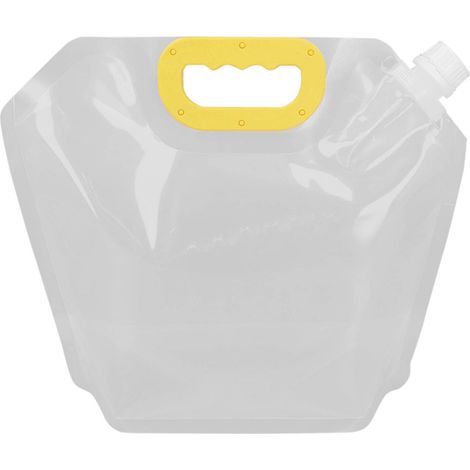 Sacs de conservation alimentaire transparents étanches à l'humidité pour grains, cuisine portable, avec entonnoir pliable, lot de 5 sacs de 2,5 kg. (1/5)