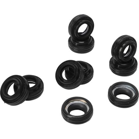 Kit de 10 joints d'arbre de compresseur de climatisation, structure compacte en caoutchouc, de remplacement pour compresseur de climatisation Hyundai Kia HCC. (1/5)