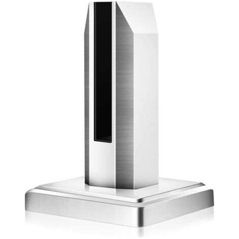 Pince En Verre, Escaliers En Acier Inoxydable 304, Pince De Clôture En Verre Pour Garde-corps De Balustrade De Balcon De Piscine (Stainless Steel Square Column)