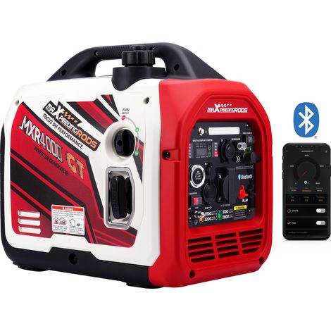 3500W LPG & Benzin dual fuel generator Inverter Stromaggregat E-Start+Bluetooth