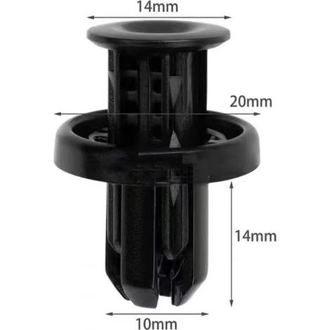 Applicable aux fixations de capot des Honda Accord, Civic et Corolla, pour une fixation des deux côtés. (1/2)