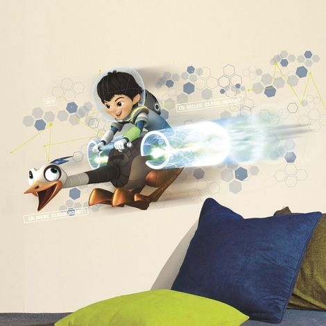 Stickers géant Miles & Merc dans l'espace Disney (1/3)