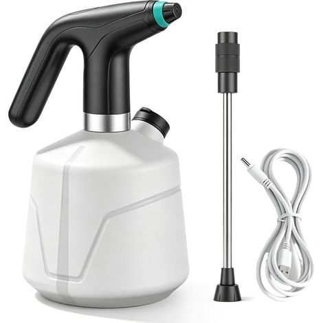 Rechargeable Electric Sprayer, Electric Pressure Sprayer, Garden Sprayer with Extension Rod, Battery Sprayer for Plants, Cleaning, Car