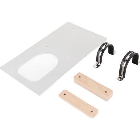 Socle en bois acrylique robuste et stable pour tondeuse à tapis et outils de toilettage (1/5)