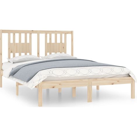 Maison Exclusive - Estructura de cama doble sin colchón madera ma (1/5)