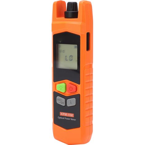 Wattmètre à fibre optique haute précision, mini testeur de puissance à 7 longueurs d'onde, localisateur visuel de défauts avec LED, -70 à +6 dBm (1/5)