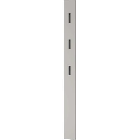 Panneau Porte-Manteau 3728-572, en Gris (Cachemire), avec 3 Patères Déployables en Métal, 15 x 170 x 3 cm (l x h x p) (1/5)