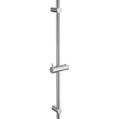 Detbom – Barre de douche 70 cm en acier inoxydable SS304 – Finition chromée résistante à l'humidité – Support de douchette ajustable (1/5)