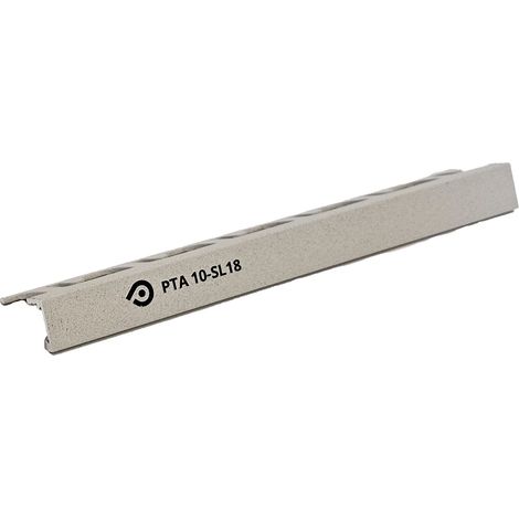 Profilo proterminal kaleidos h. 10 mm stone white cement sl18  barra da 2,7 ml