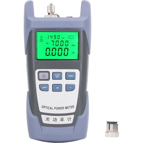 Testeur de câble fibre optique 7 longueurs d'onde avec interface 2,5mm standard, localisateur visuel de défauts et mesure de puissance optique. (1/5)