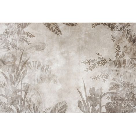 Papier peint panoramique - Feuilles tropicales - 130 cm x 87 cm (1/2)