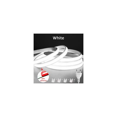 1 x COB-LED-Streifen, 3 m, 220 V, wasserdicht mit Schalter, warmweiß bis kaltweiß (3000K–6000K), ideal für den Außenbereich, Küche und Schlafzimmer (1/5)