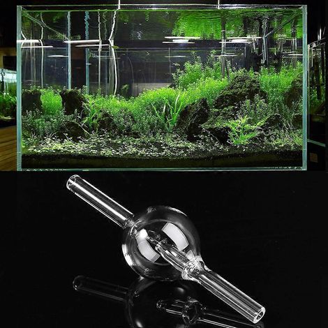 Diffuseur de CO2, compteur à bulles, accessoires pour aquarium en verre transparent (1/4)